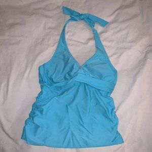Athleta 34B/C Turquoise Blue Tankini Top